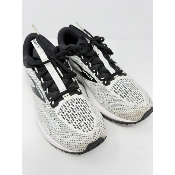 Brooks Revel 7 Men's Running Shoes Sneakers White Black Size 10.5 - Picture 2 of 7